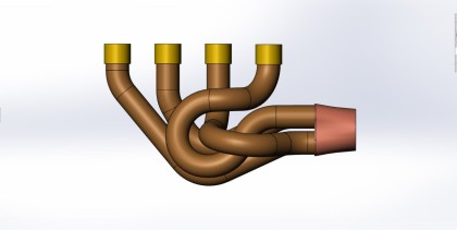 Выпускная система на BMW  K100/K1100